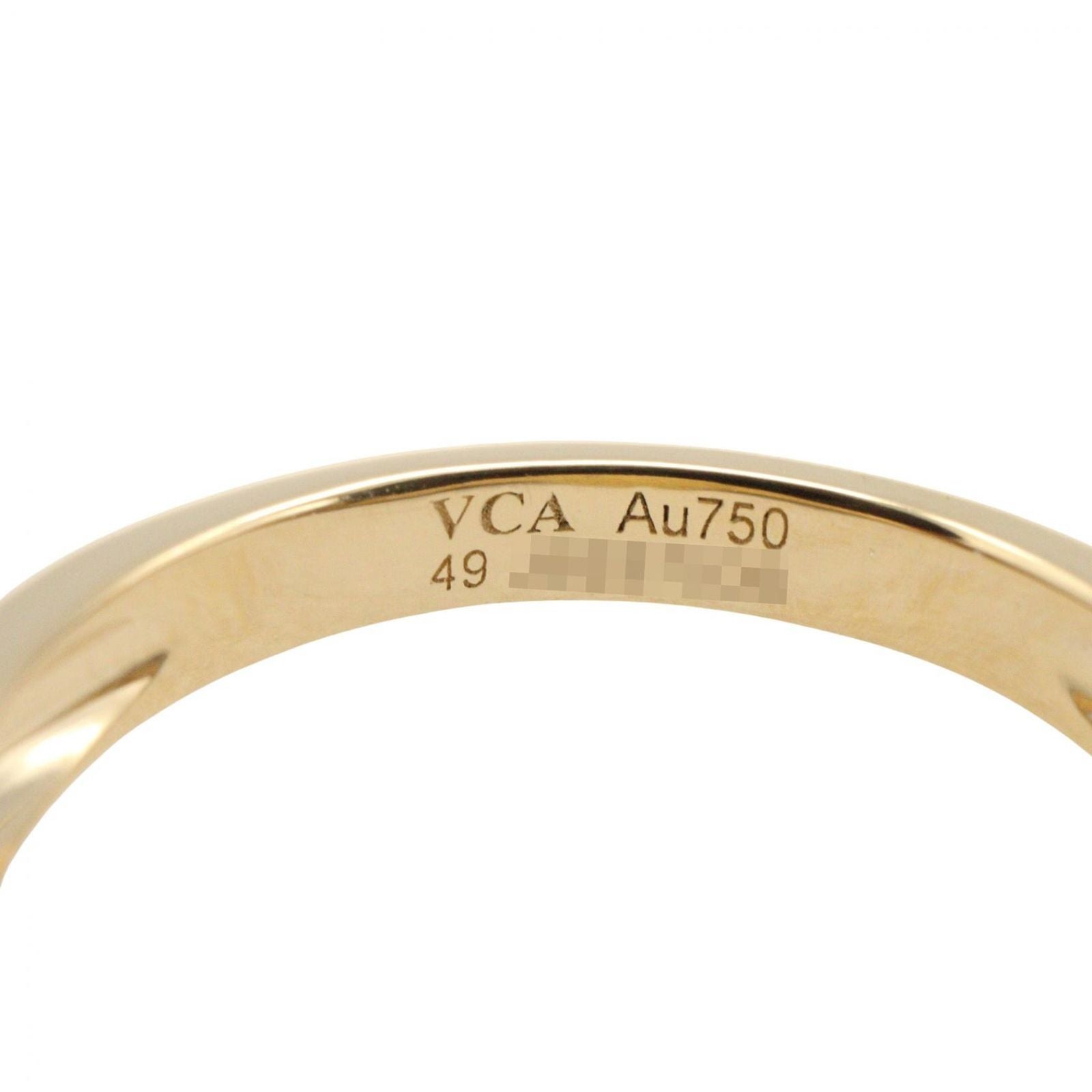 Van Cleef & Arpels Ring Vintage Alhambra Onyx 18k Diamond — view 4