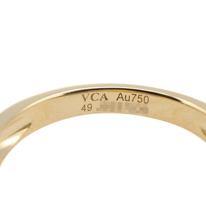Van Cleef & Arpels Ring Vintage Alhambra Onyx 18k Diamond — view 4