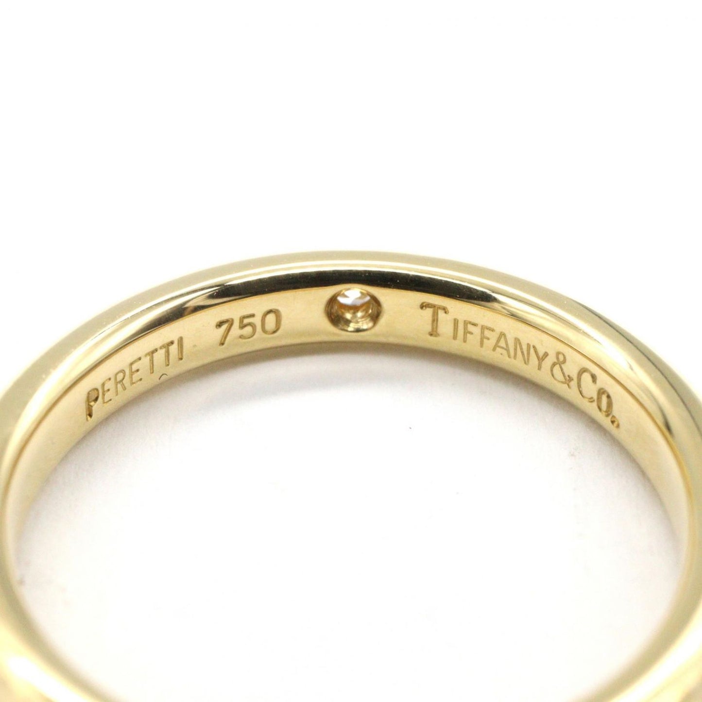 Tiffany & Co Ring Stacking Band 18k Diamond — view 4