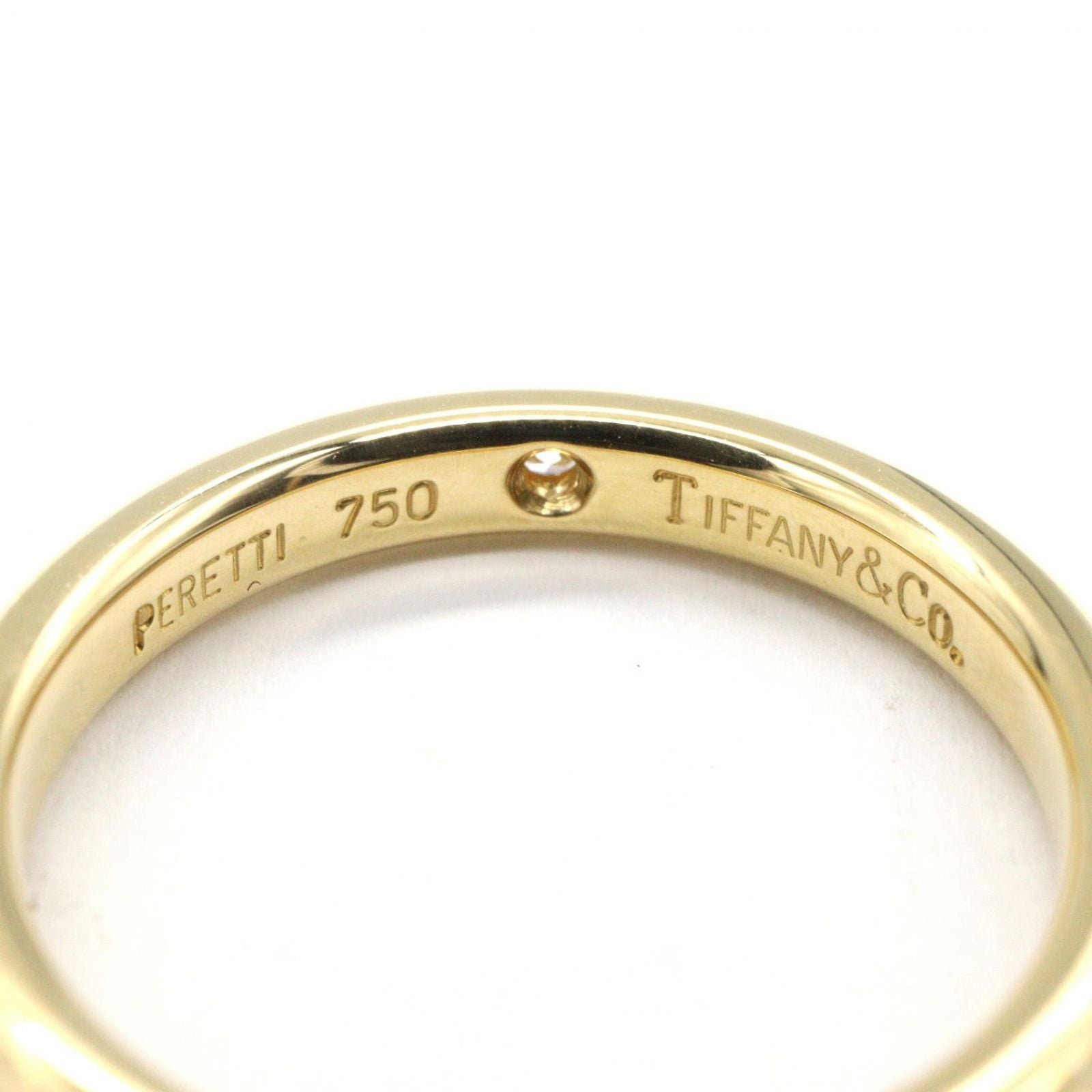 Tiffany & Co Ring Stacking Band 18k Diamond — view 4