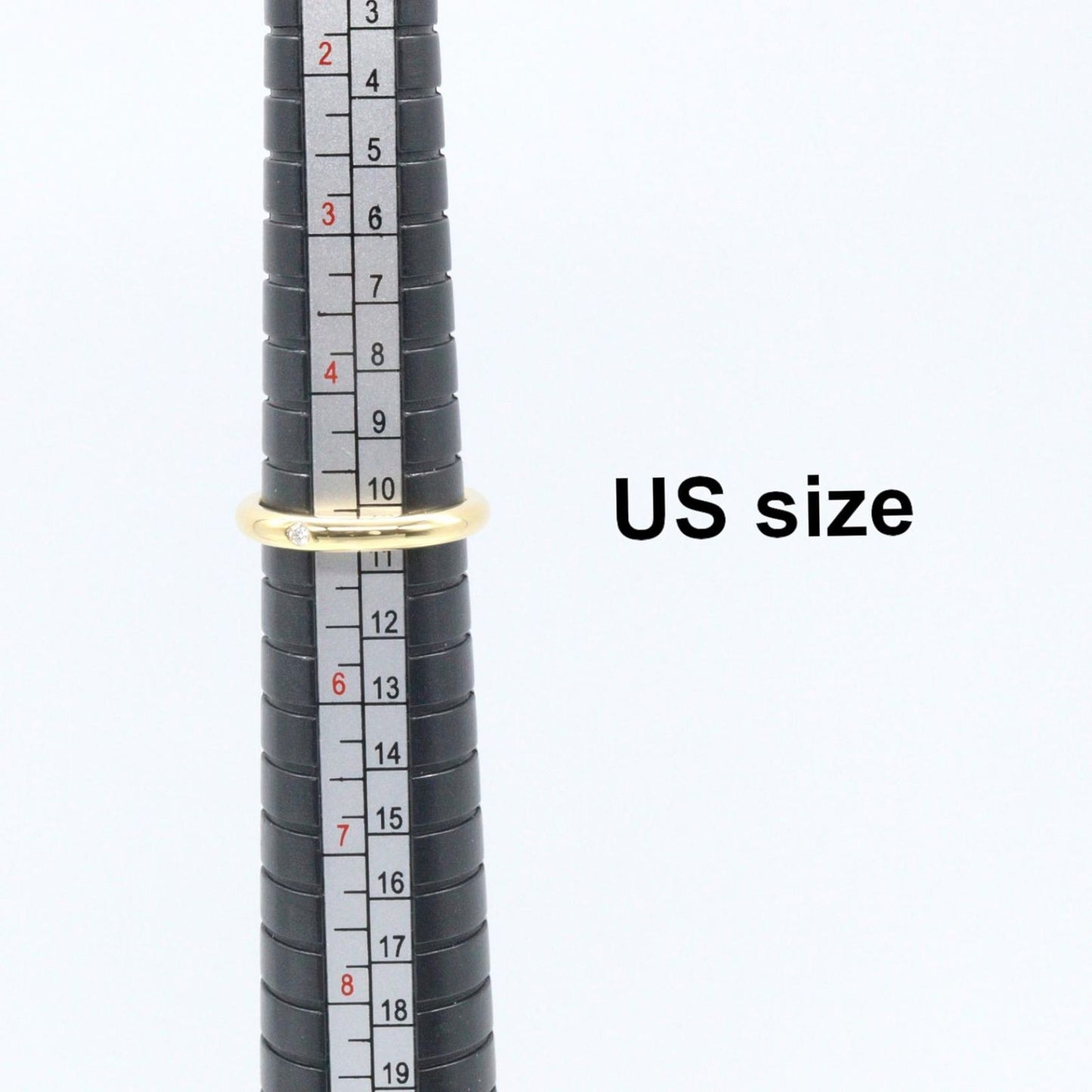 Tiffany & Co Ring Stacking Band 18k Diamond — view 6