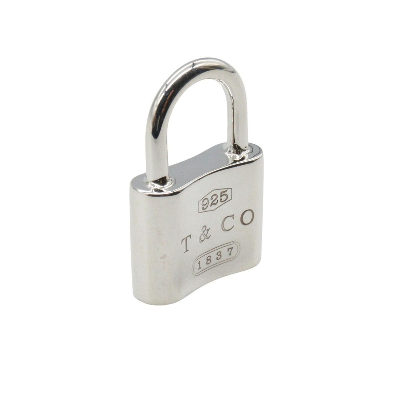 Tiffany & Co Pendant Top Lock Top 925 Sterling Silver — view 4