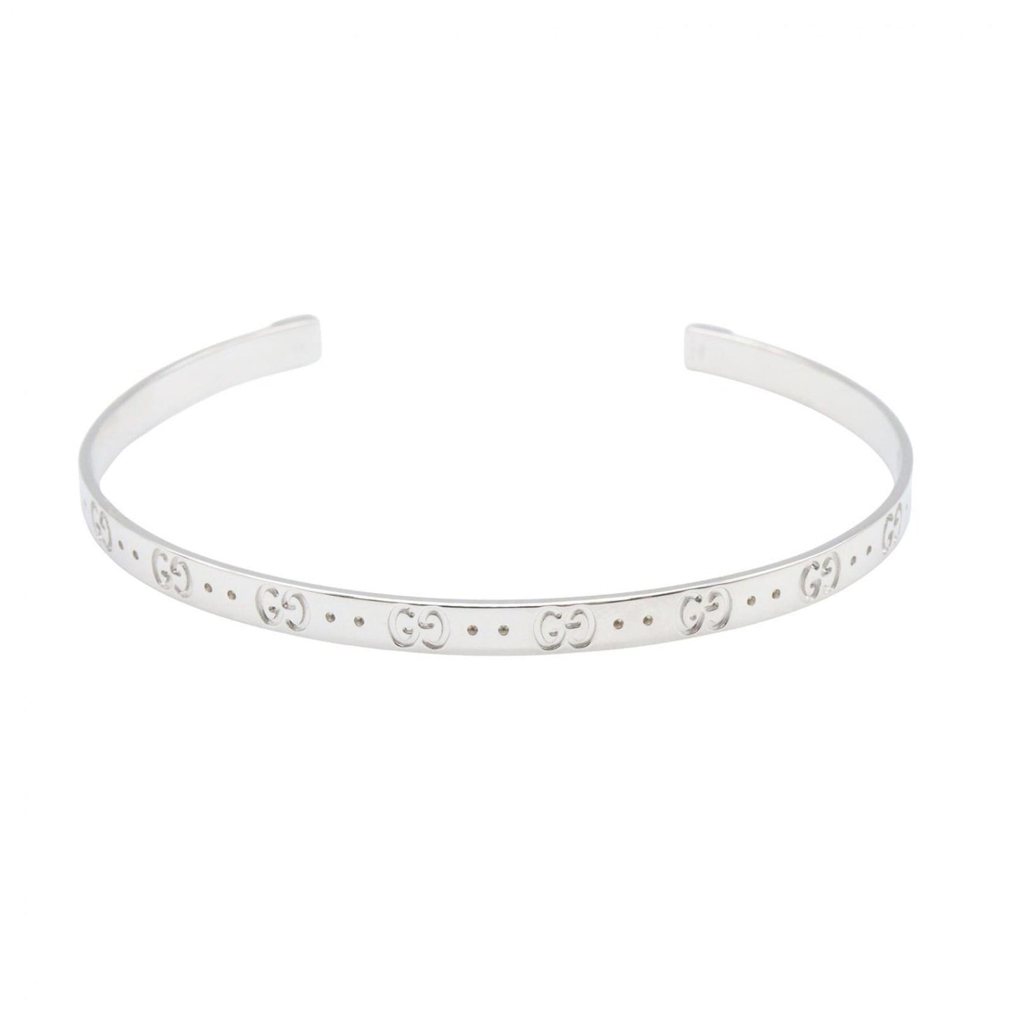 Gucci Bracelet Icon 18 cm 18k White Gold