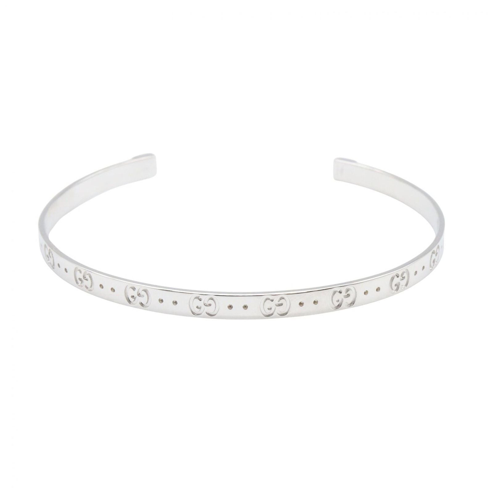 Gucci Bracelet Icon 18 cm 18k White Gold
