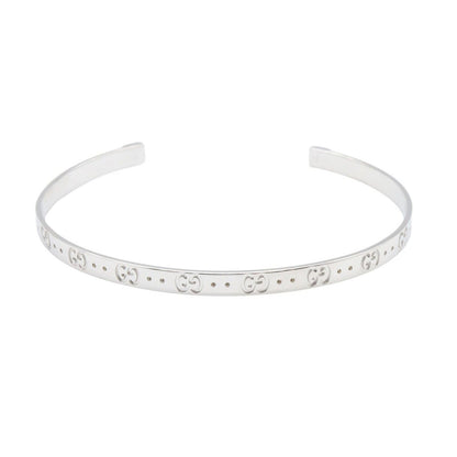Gucci Bracelet Icon 18 cm 18k White Gold