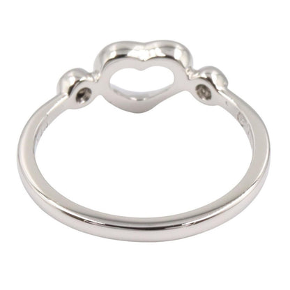 Tiffany & Co Ring Open Heart Platinum Diamond — view 3