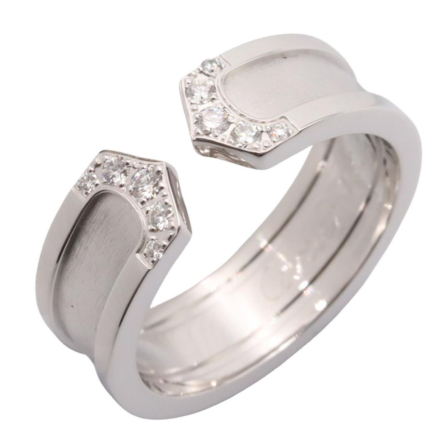 Cartier Ring C2 Diamond 18k White Gold