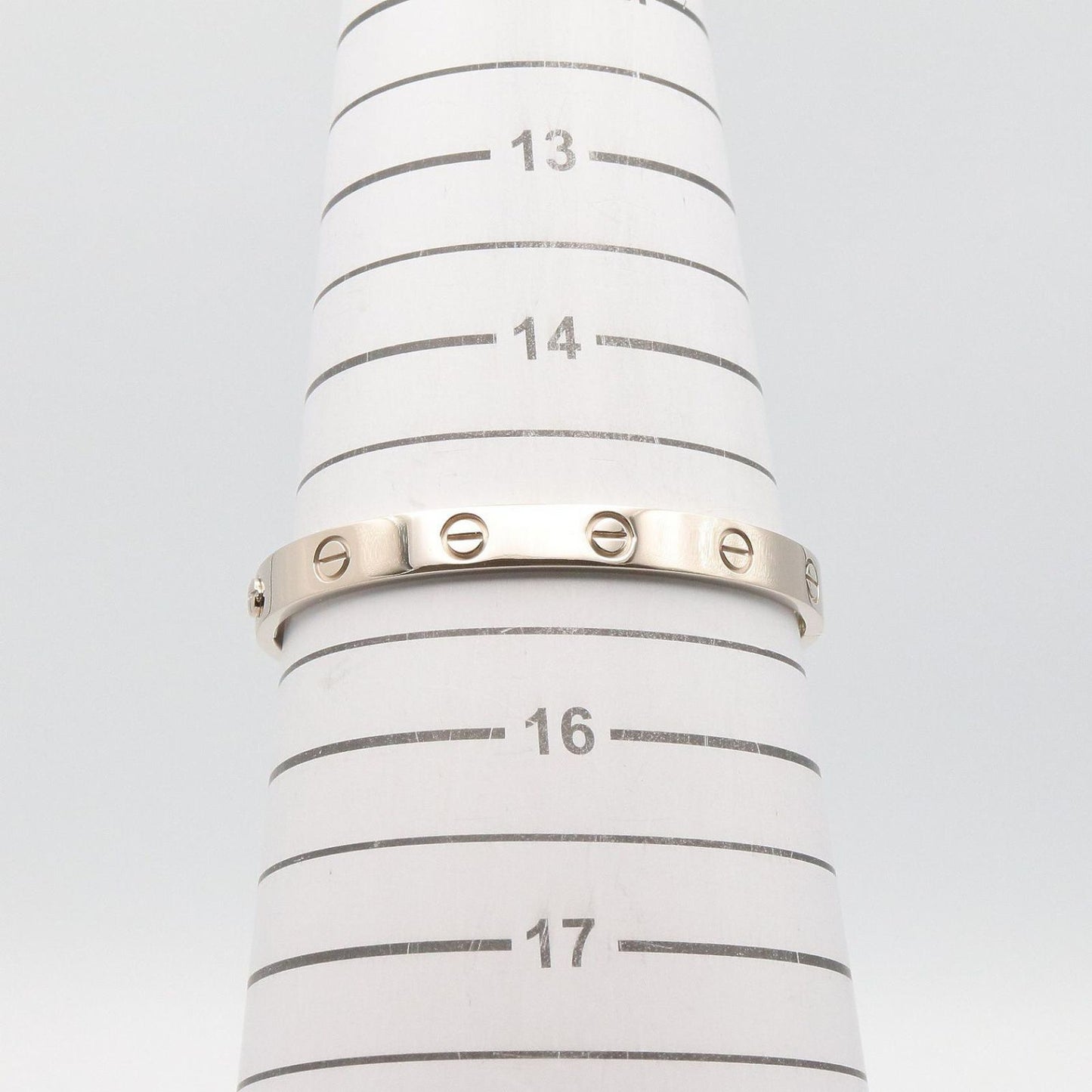 Cartier Bracelet Love 15 cm 18k White Gold — view 5
