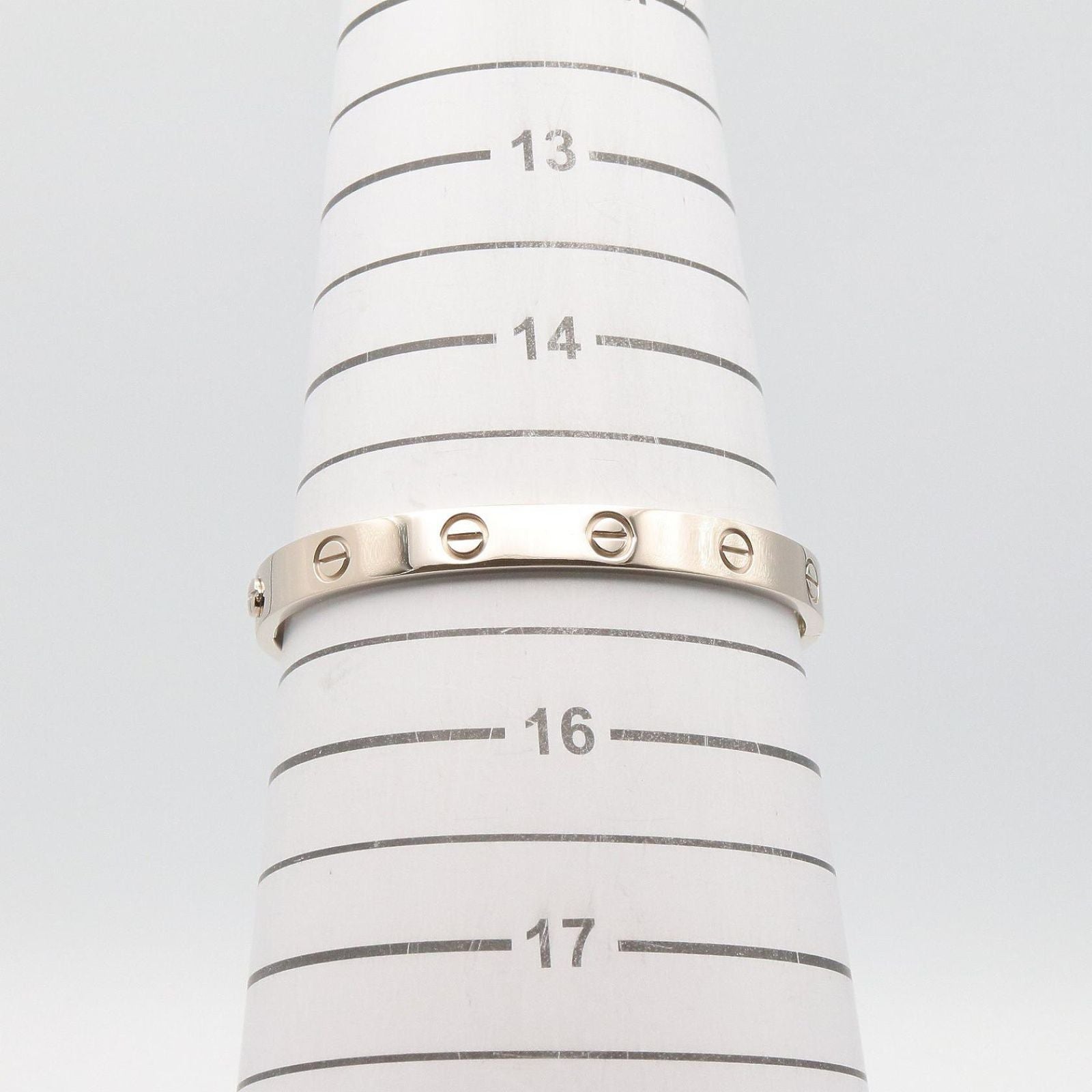 Cartier Bracelet Love 15 cm 18k White Gold — view 5