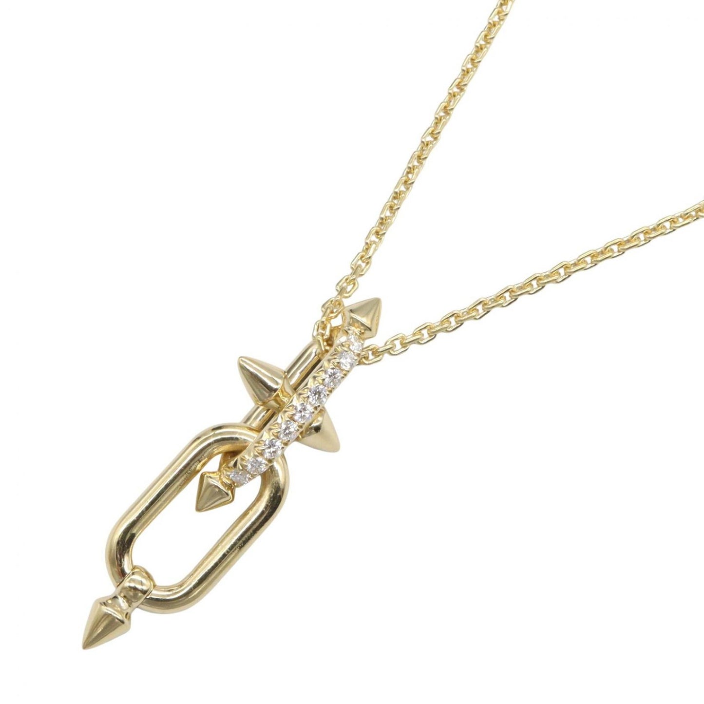 Tiffany & Co Necklace Titan Diamond 50.5 55.5 cm 18k