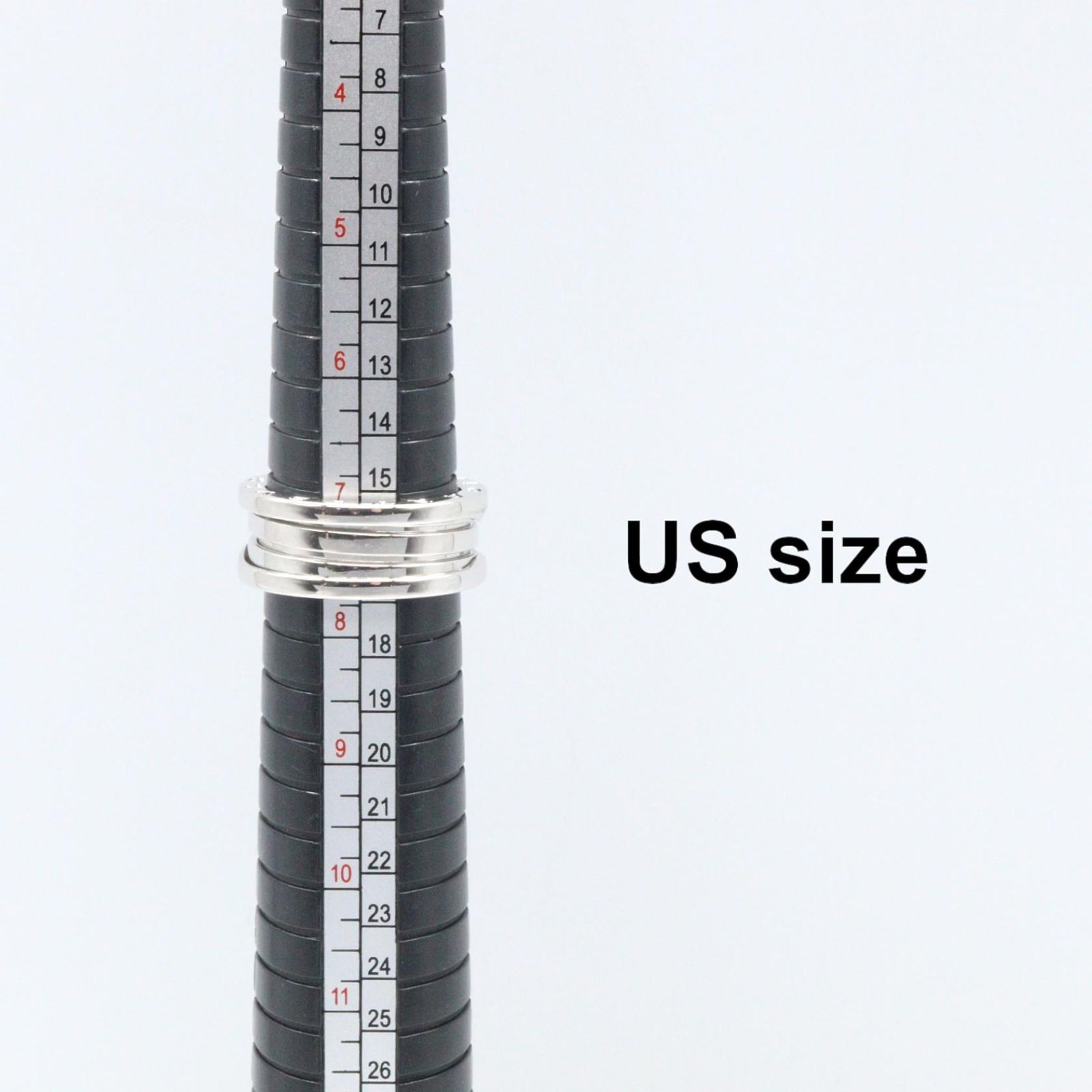 Bvlgari Ring B-zero One Band 18k White Gold — view 6