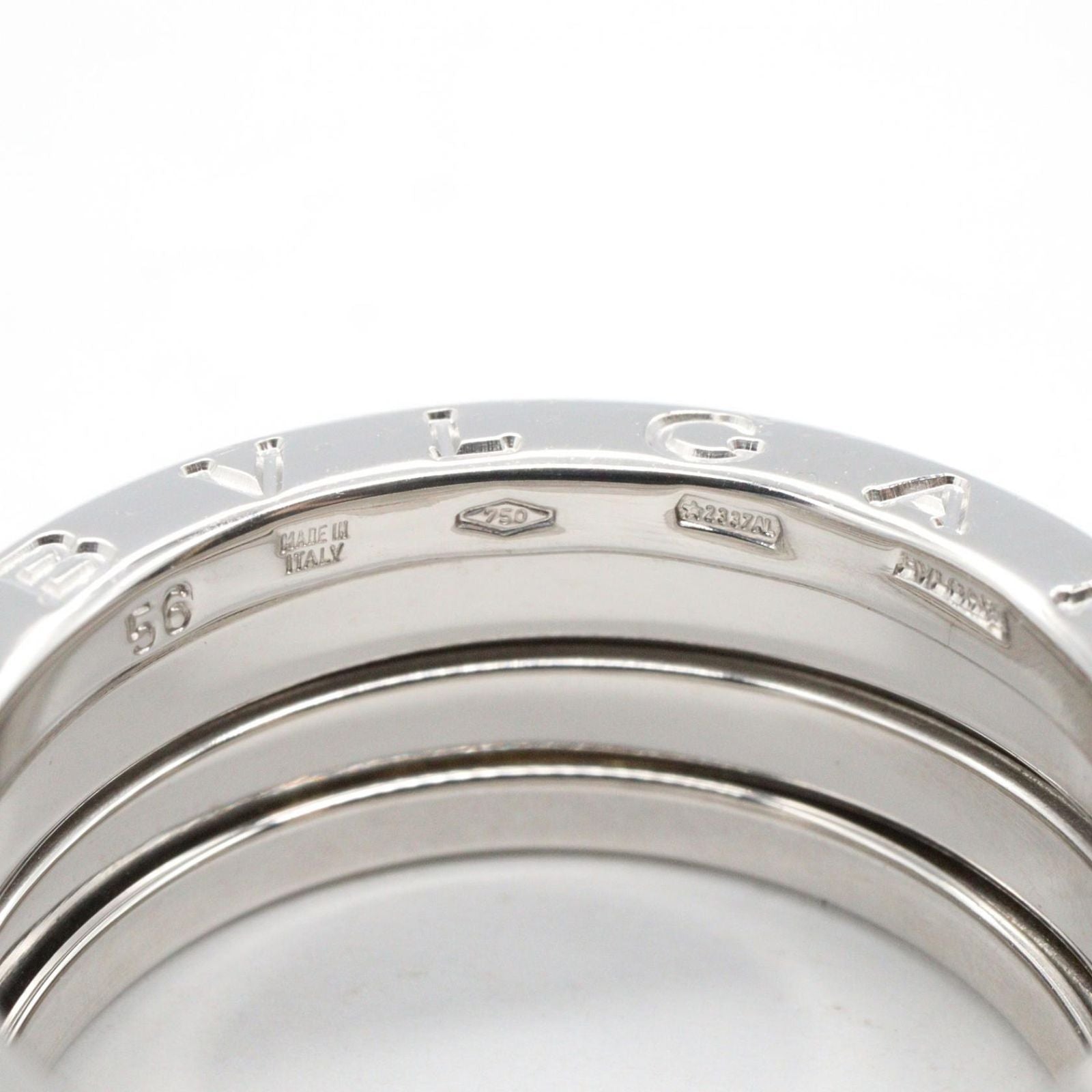 Bvlgari Ring B-zero One Band 18k White Gold — view 4