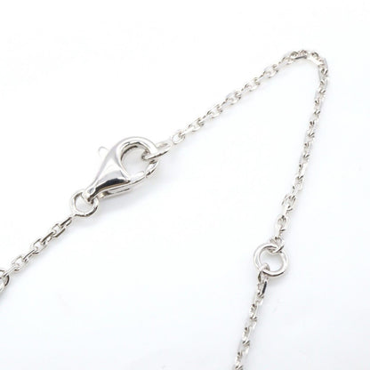 Van Cleef & Arpels Necklace Vintage Alhambra Turquoise 37 41.5 cm 18k White Gold — view 4