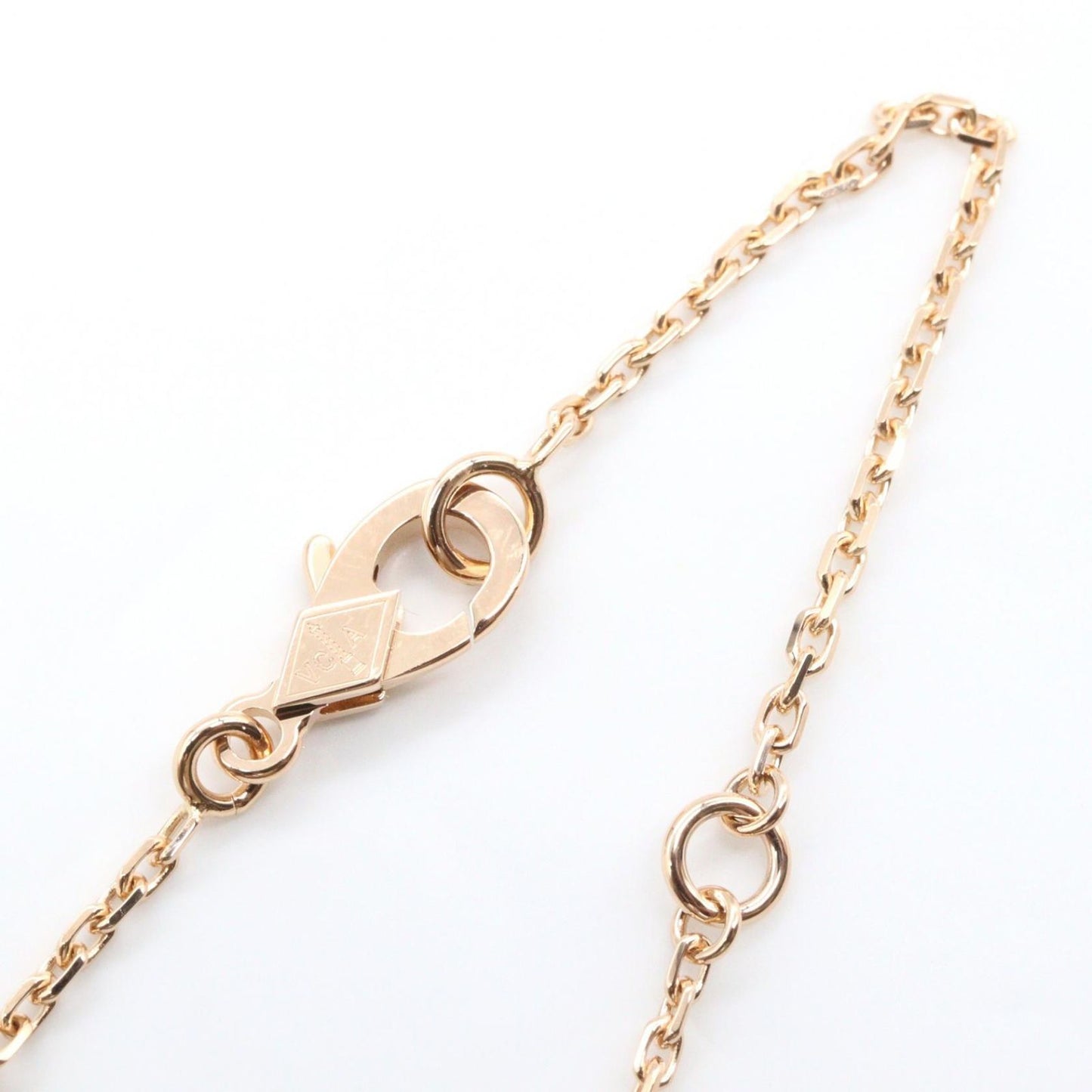Van Cleef & Arpels Necklace Vintage Alhambra Pink Mother of Pearl 37 41.5 cm — view 5