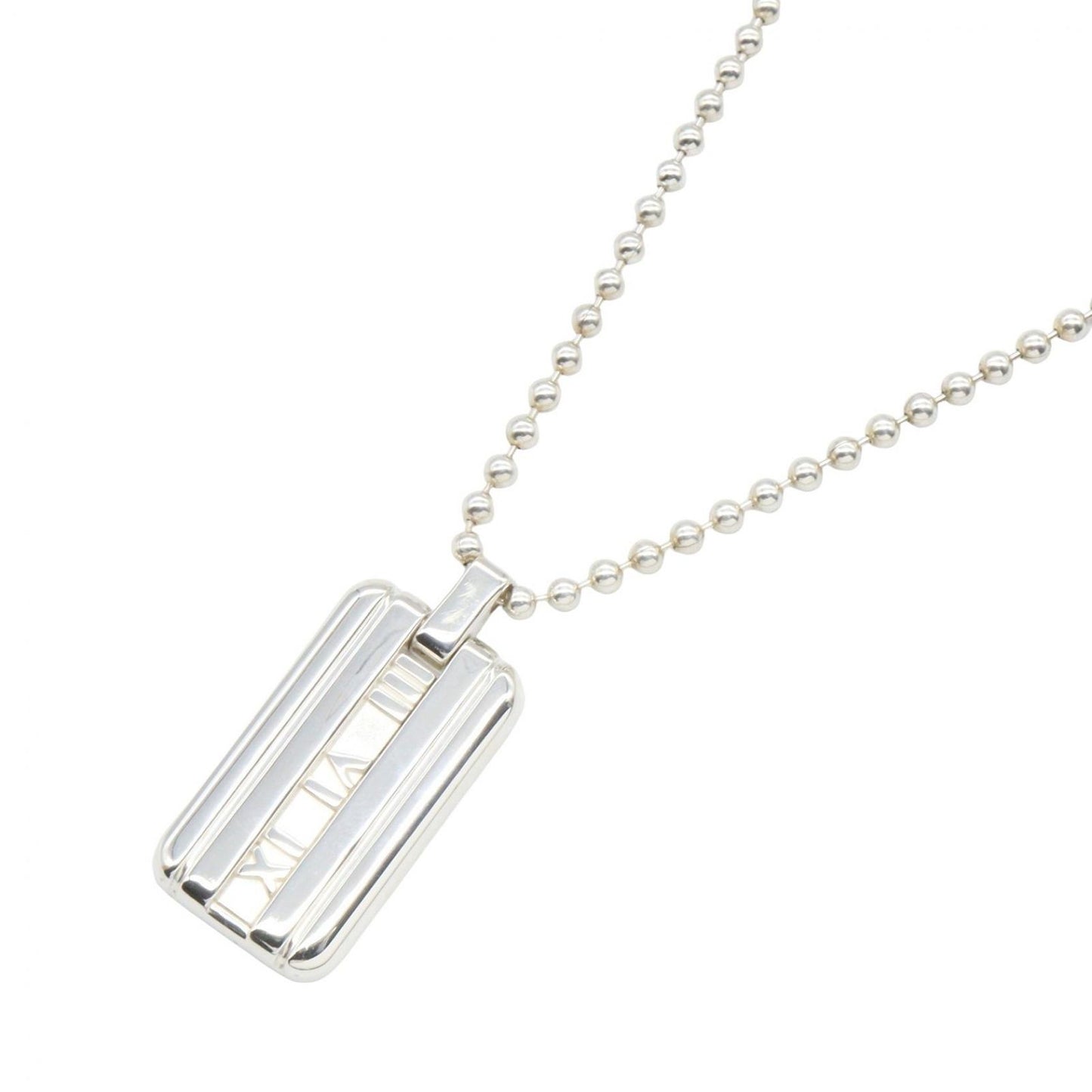 Tiffany & Co Necklace Atlas Tag 40.5 cm 925 Sterling Silver