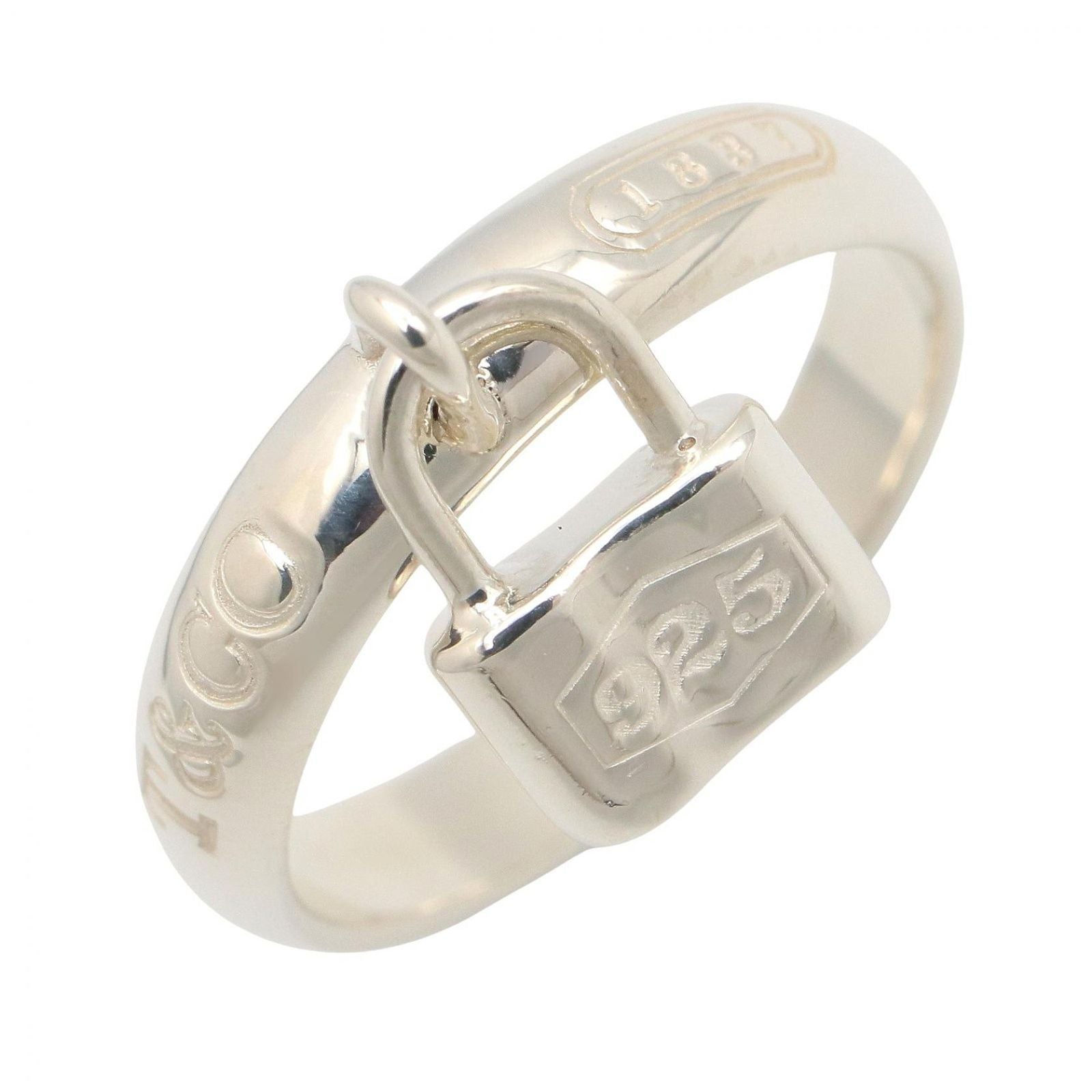 Tiffany & Co Ring Cadena Lock 925 Sterling Silver