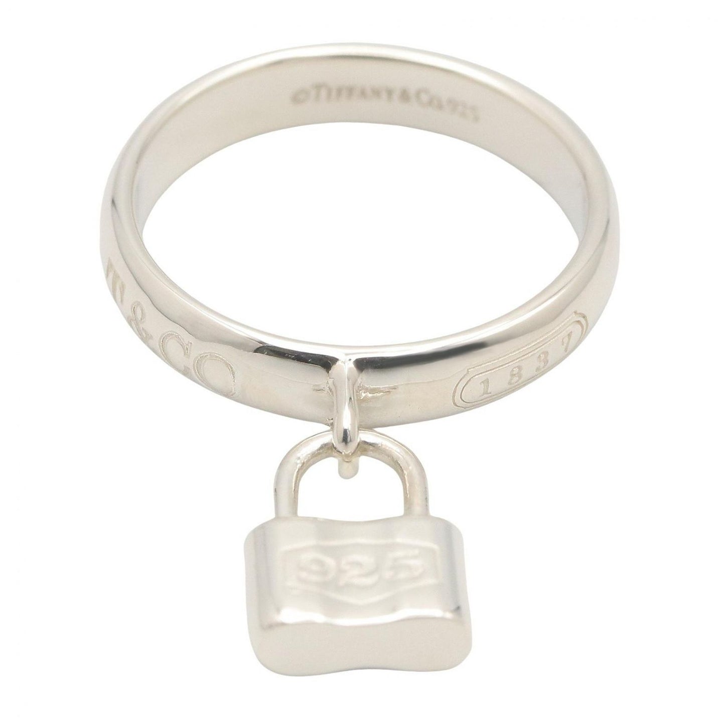 Tiffany & Co Ring Cadena Lock 925 Sterling Silver — view 2
