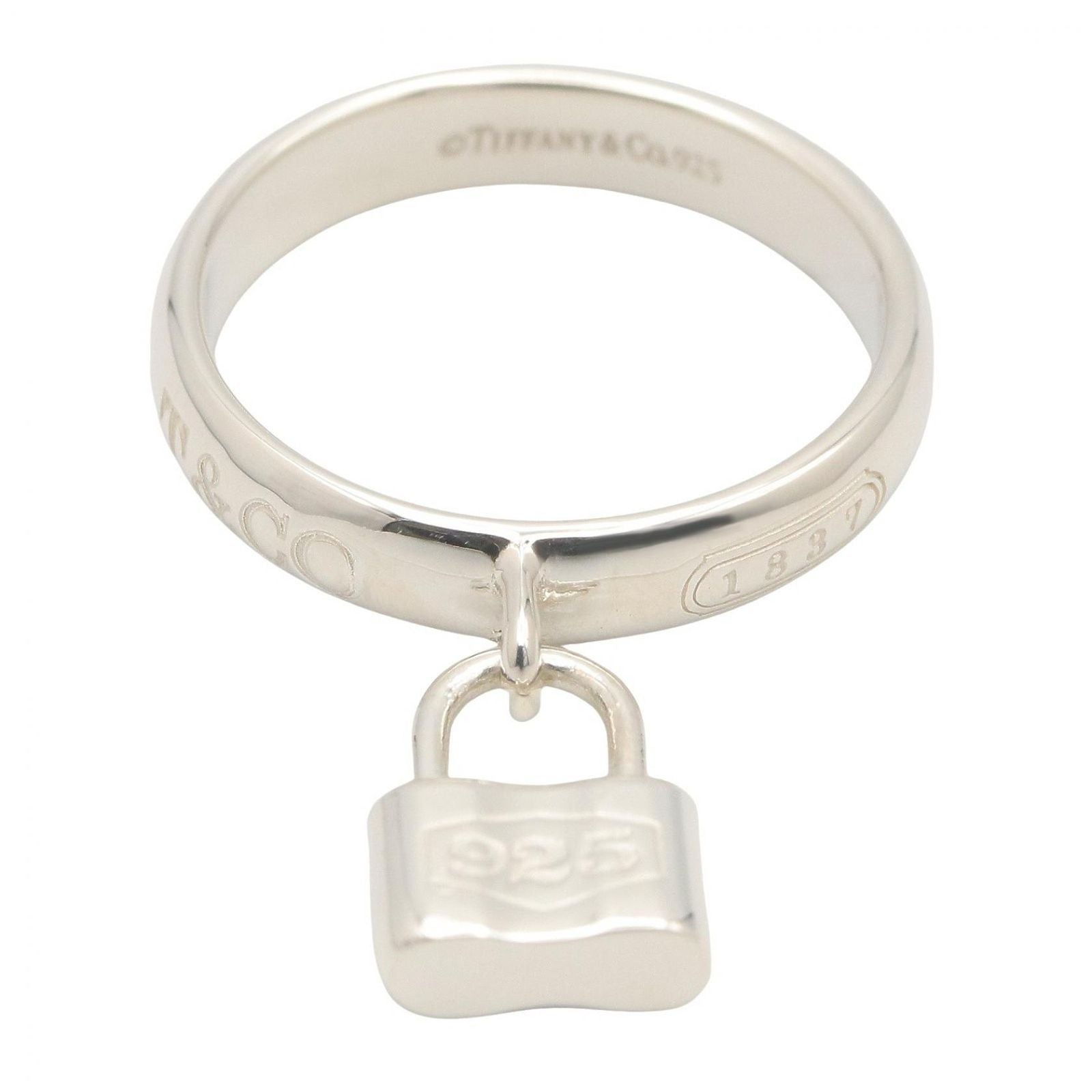 Tiffany & Co Ring Cadena Lock 925 Sterling Silver — view 2