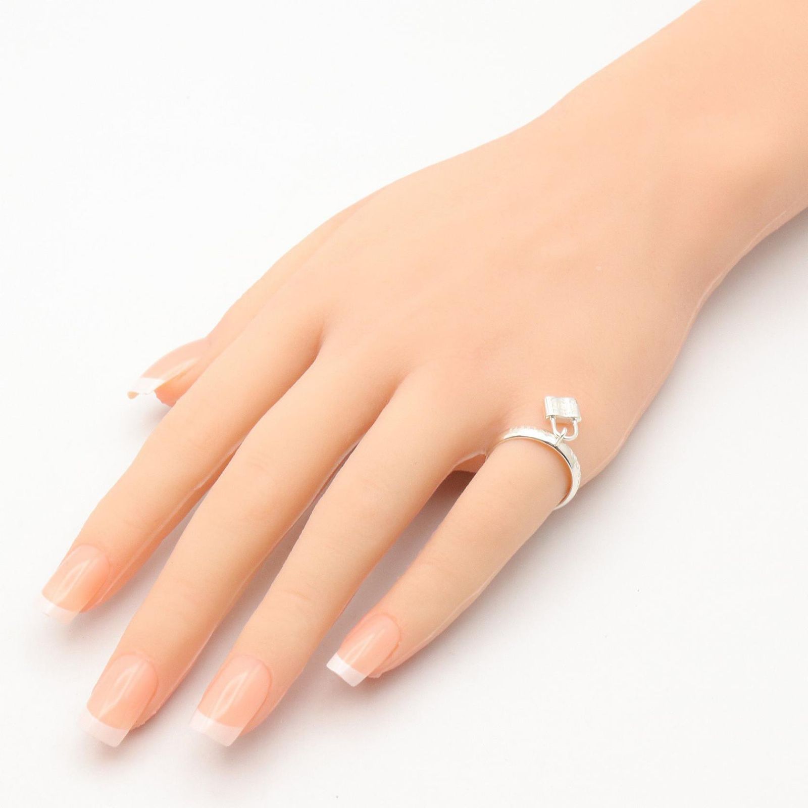 Tiffany & Co Ring Cadena Lock 925 Sterling Silver — view 8