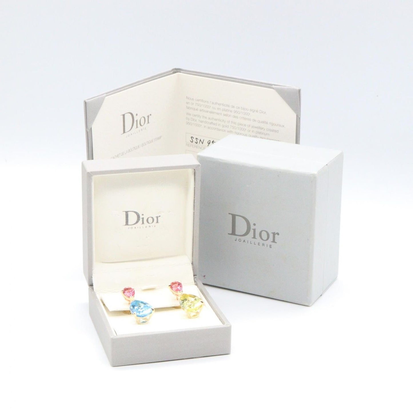 Dior Earrings Citrine Topaz Tourmaline 18k — view 8