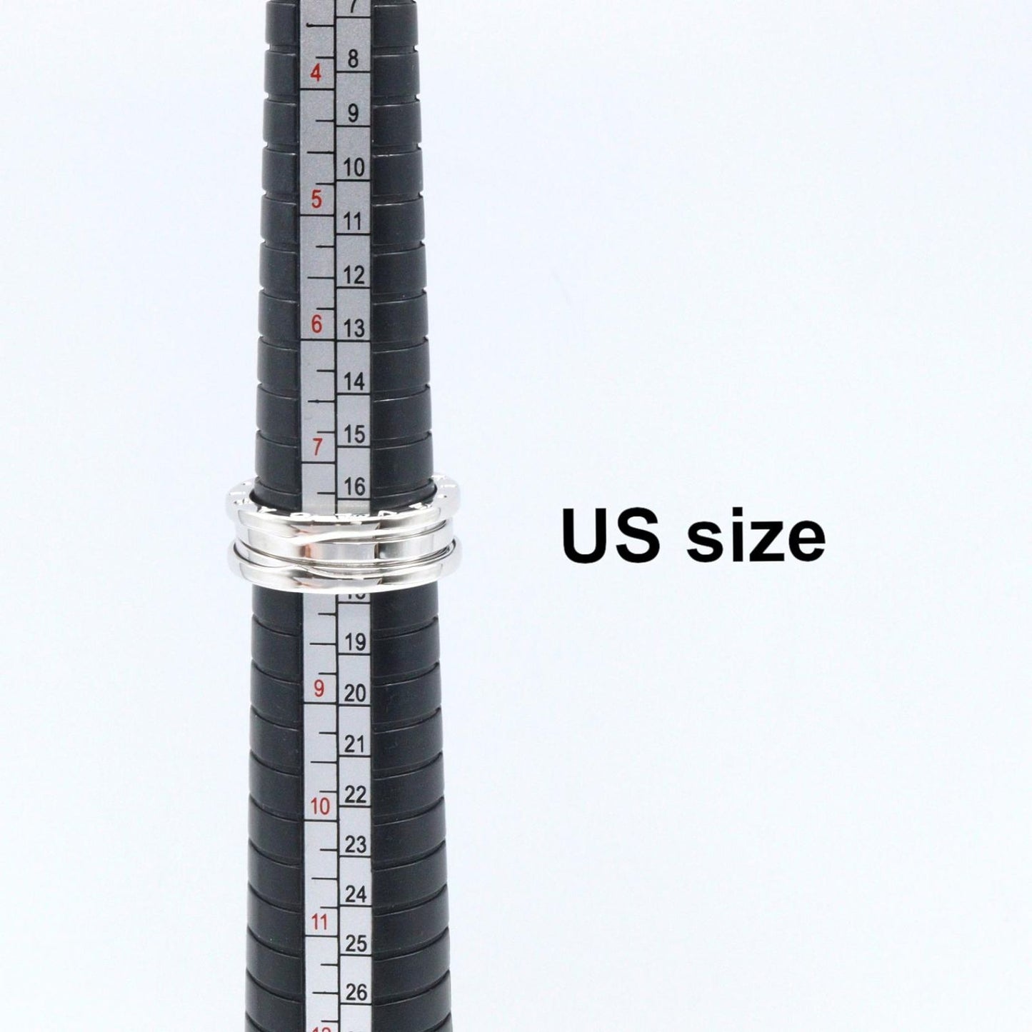 Bvlgari Ring B-zero One Band 18k White Gold — view 6