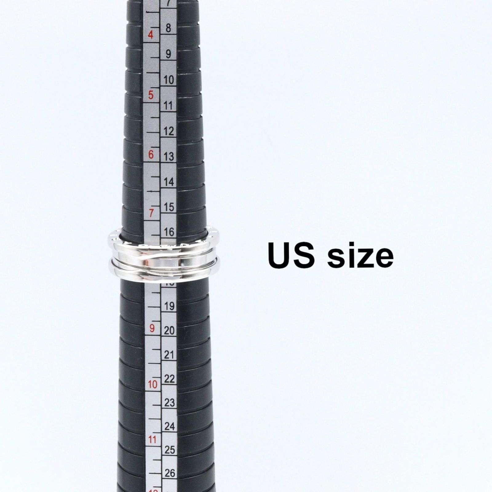 Bvlgari Ring B-zero One Band 18k White Gold — view 6
