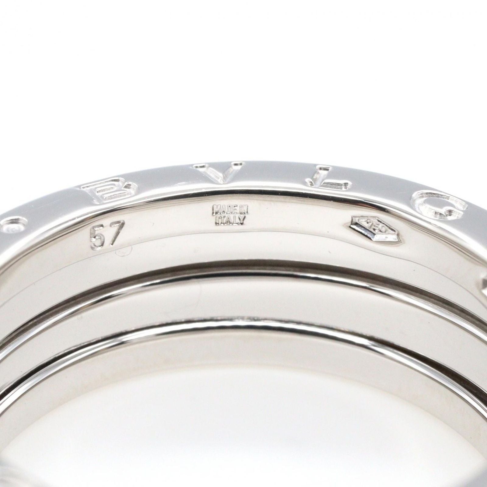Bvlgari Ring B-zero One Band 18k White Gold — view 4