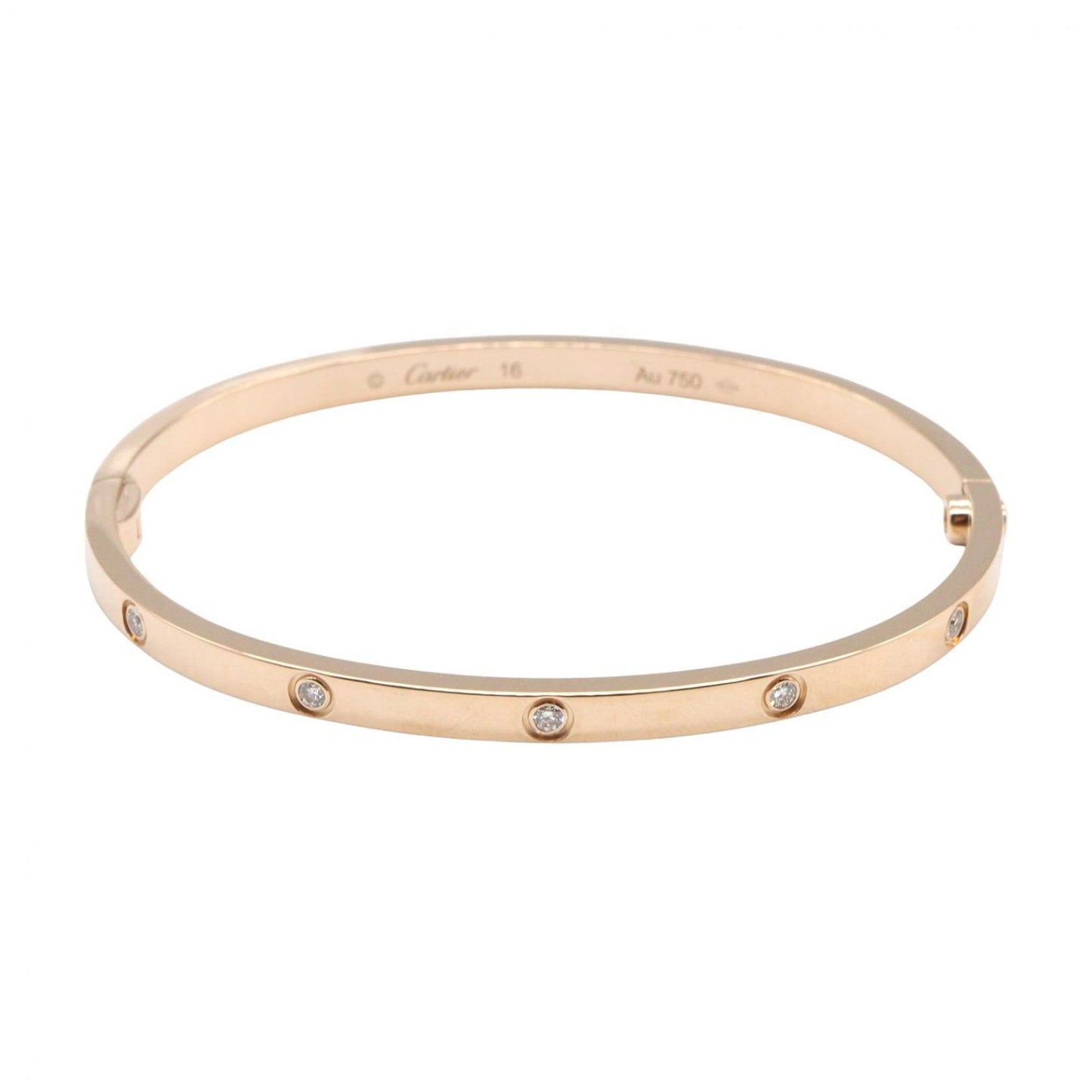 Cartier Bracelet Love SM 15 cm 18k Pink Gold Diamond