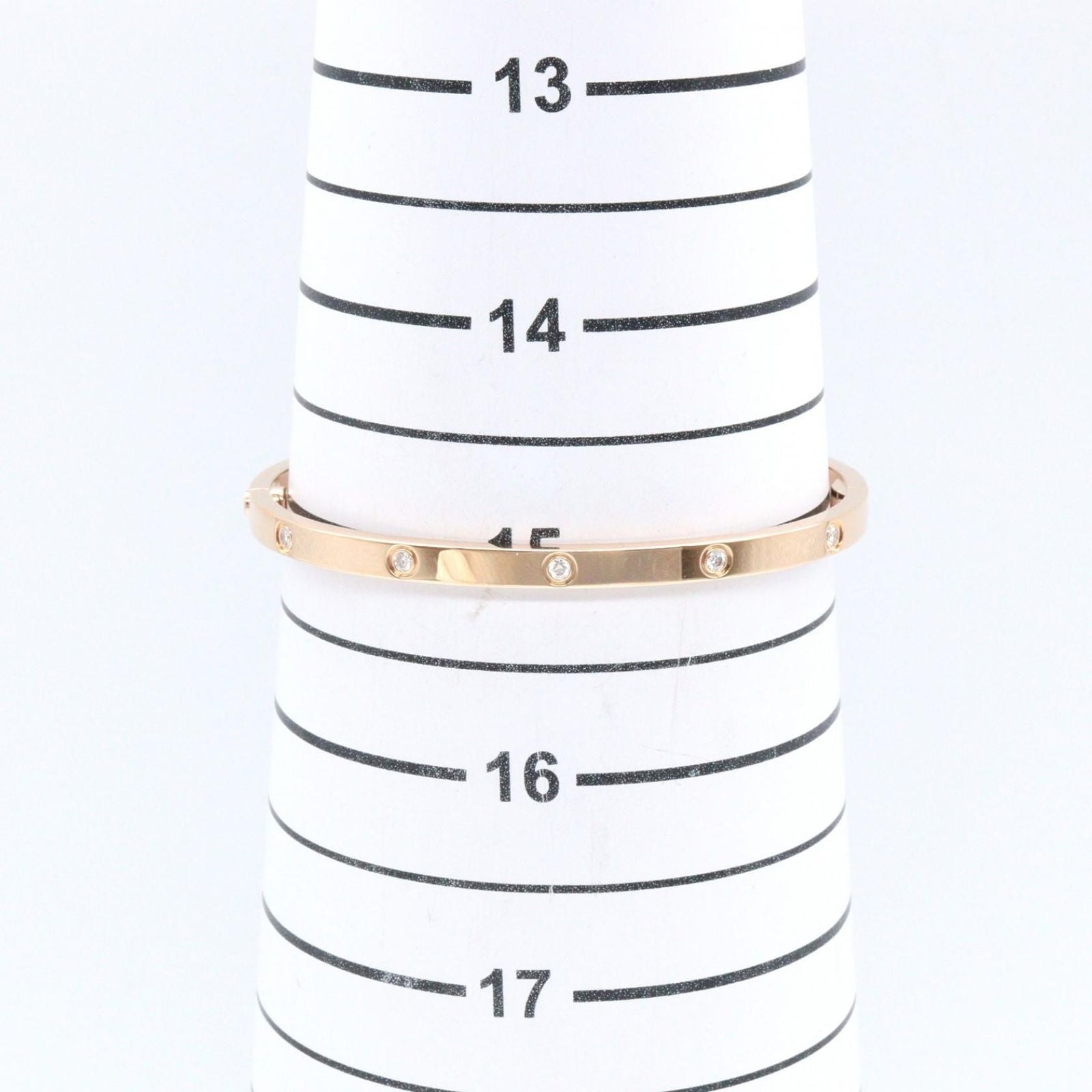Cartier Bracelet Love SM 15 cm 18k Pink Gold Diamond — view 6