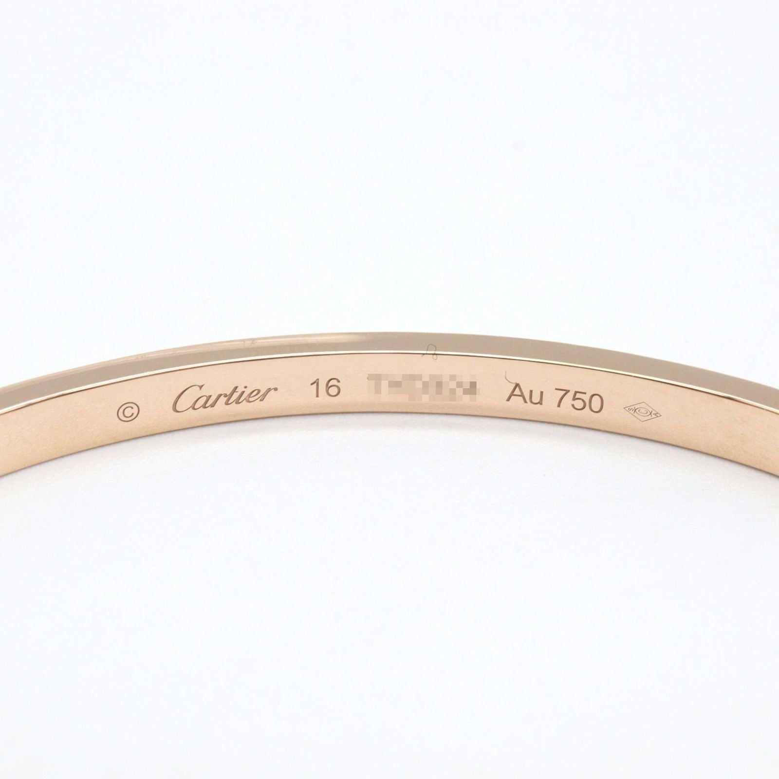 Cartier Bracelet Love SM 15 cm 18k Pink Gold Diamond — view 4