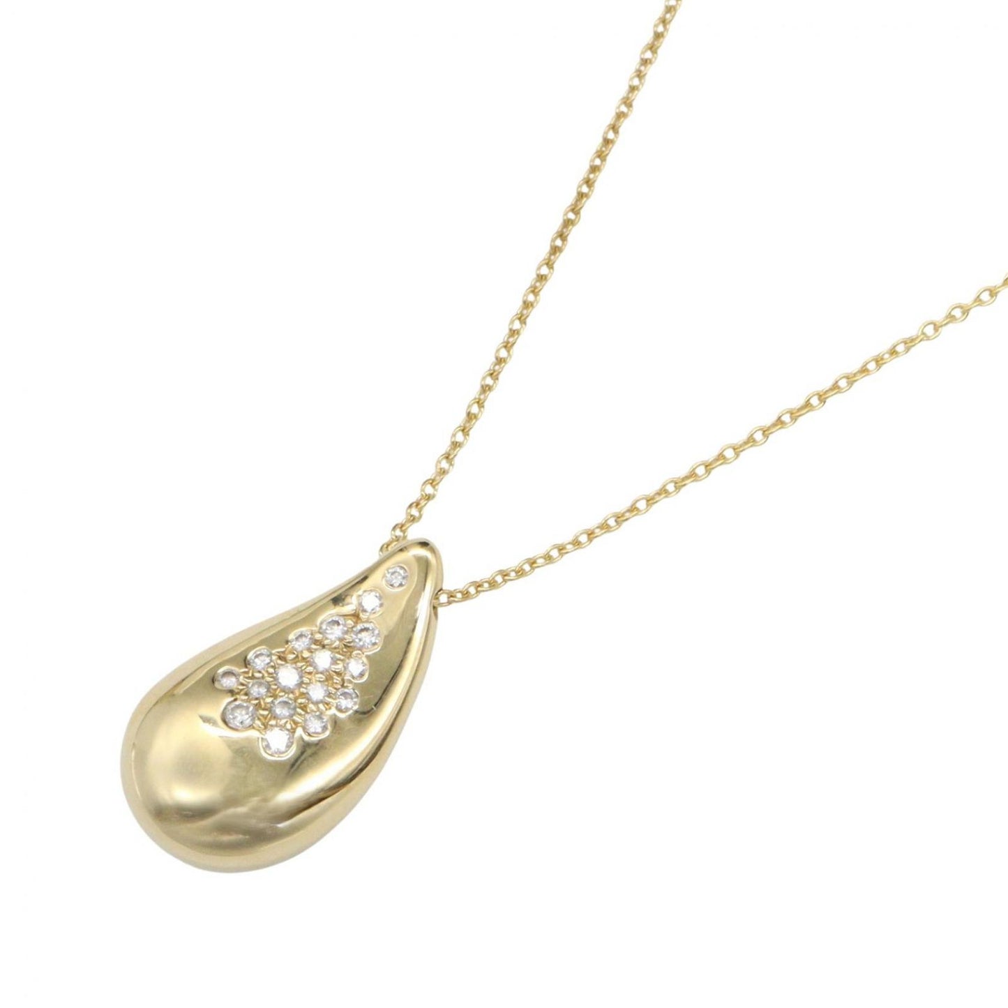 Tiffany & Co Necklace Teardrop Diamond 41.5 cm 18k