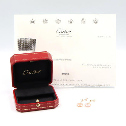 Cartier Earrings Amulet Diamond Opal 18k Pink Gold — view 8