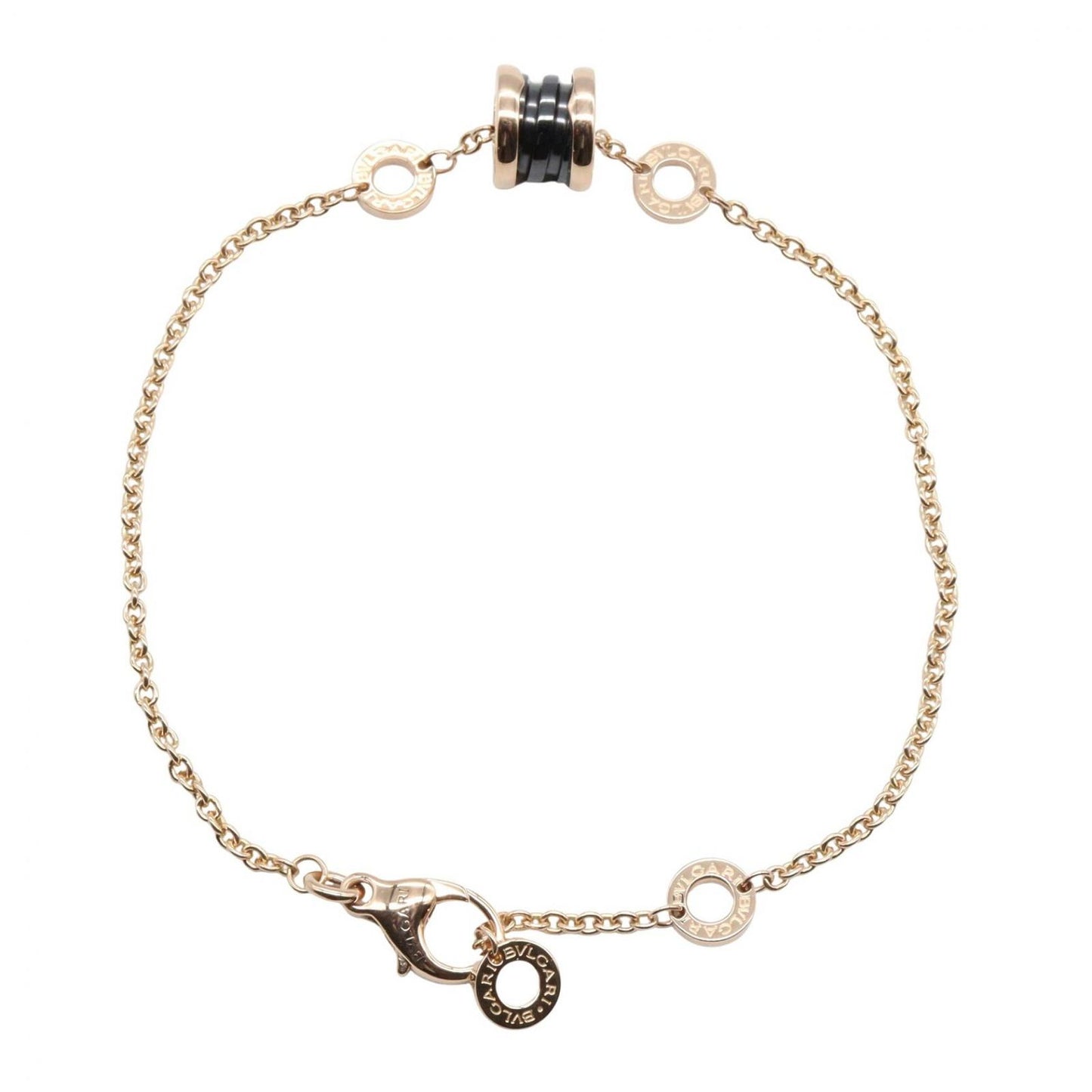Bvlgari Bracelet Element Ceramic 16.5 19 cm 18k Pink Gold — view 2