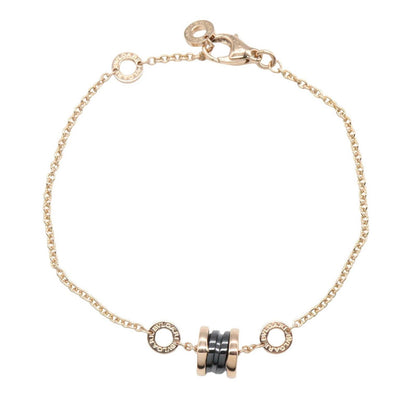 Bvlgari Bracelet Element Ceramic 16.5 19 cm 18k Pink Gold