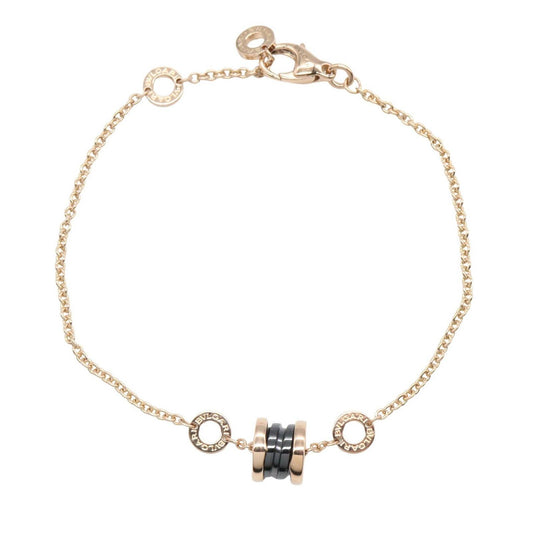 Bvlgari Bracelet Element Ceramic 16.5 19 cm 18k Pink Gold