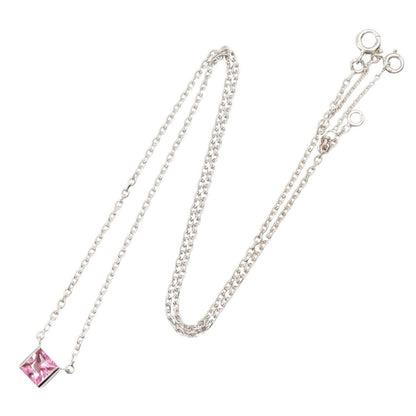Cartier Necklace Tank Pink Tourmaline 40.5 41 cm 18k White Gold — view 2