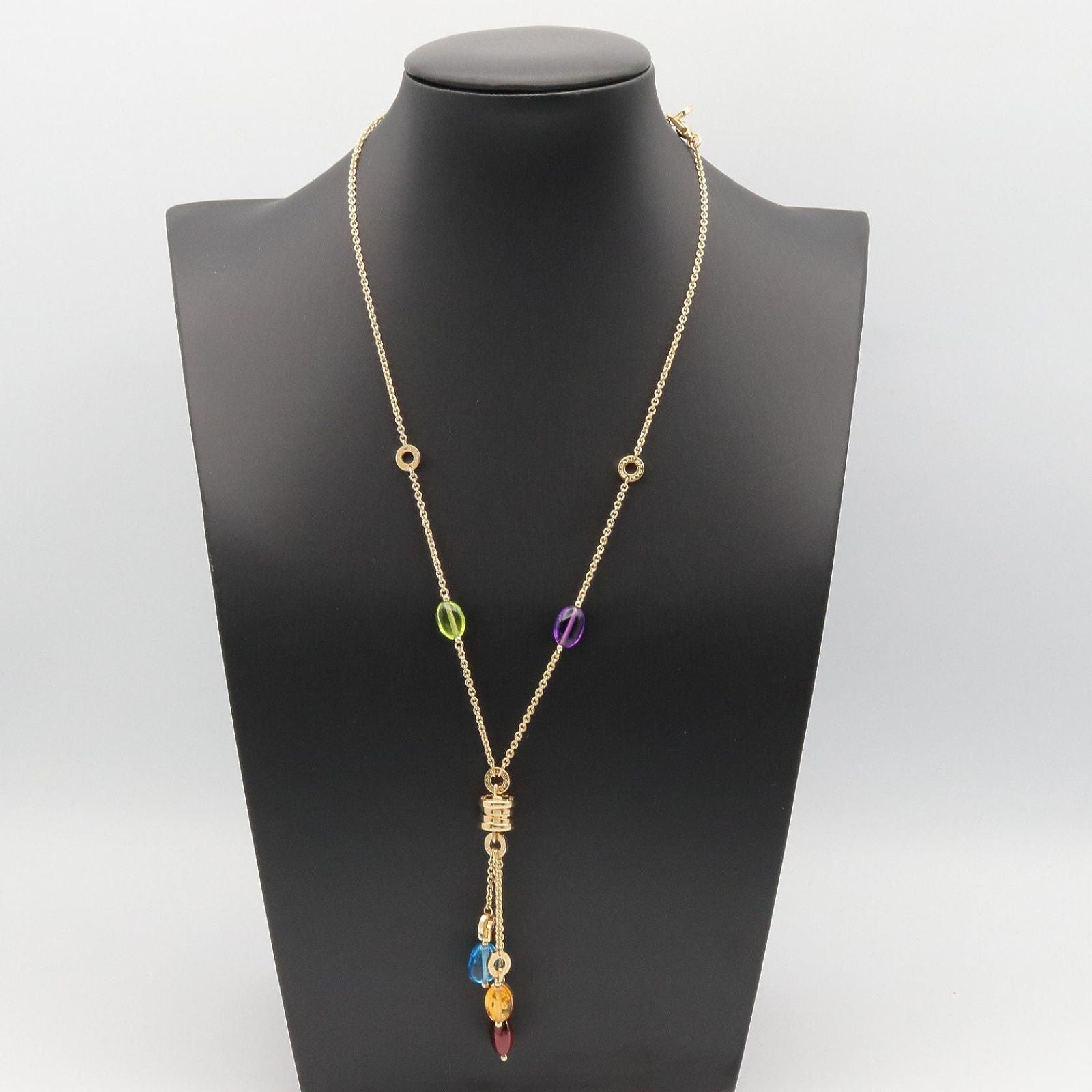 Bvlgari Necklace Element Multi Stone 38.5 45.5 cm 18k — view 8