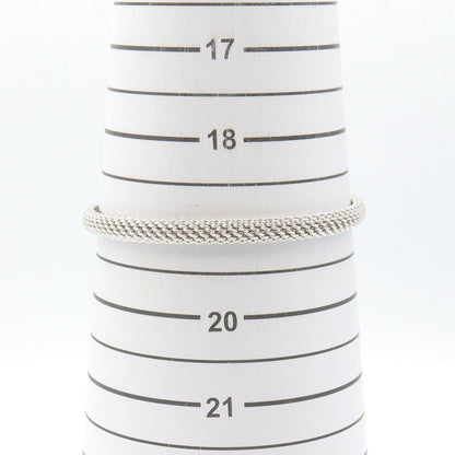 Tiffany & Co Bangle Somerset 19 cm 18k White Gold Bracelet — view 4