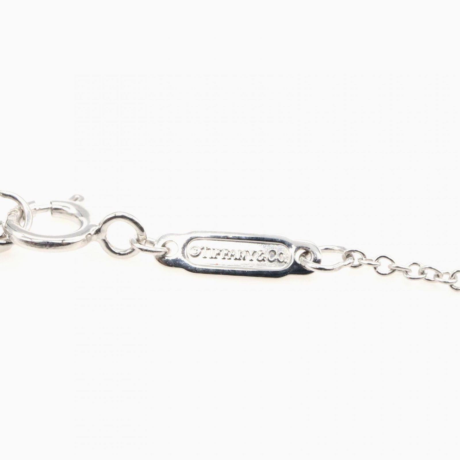 Tiffany & Co Necklace T Smile Small 40 45 cm 18k White Gold — view 3