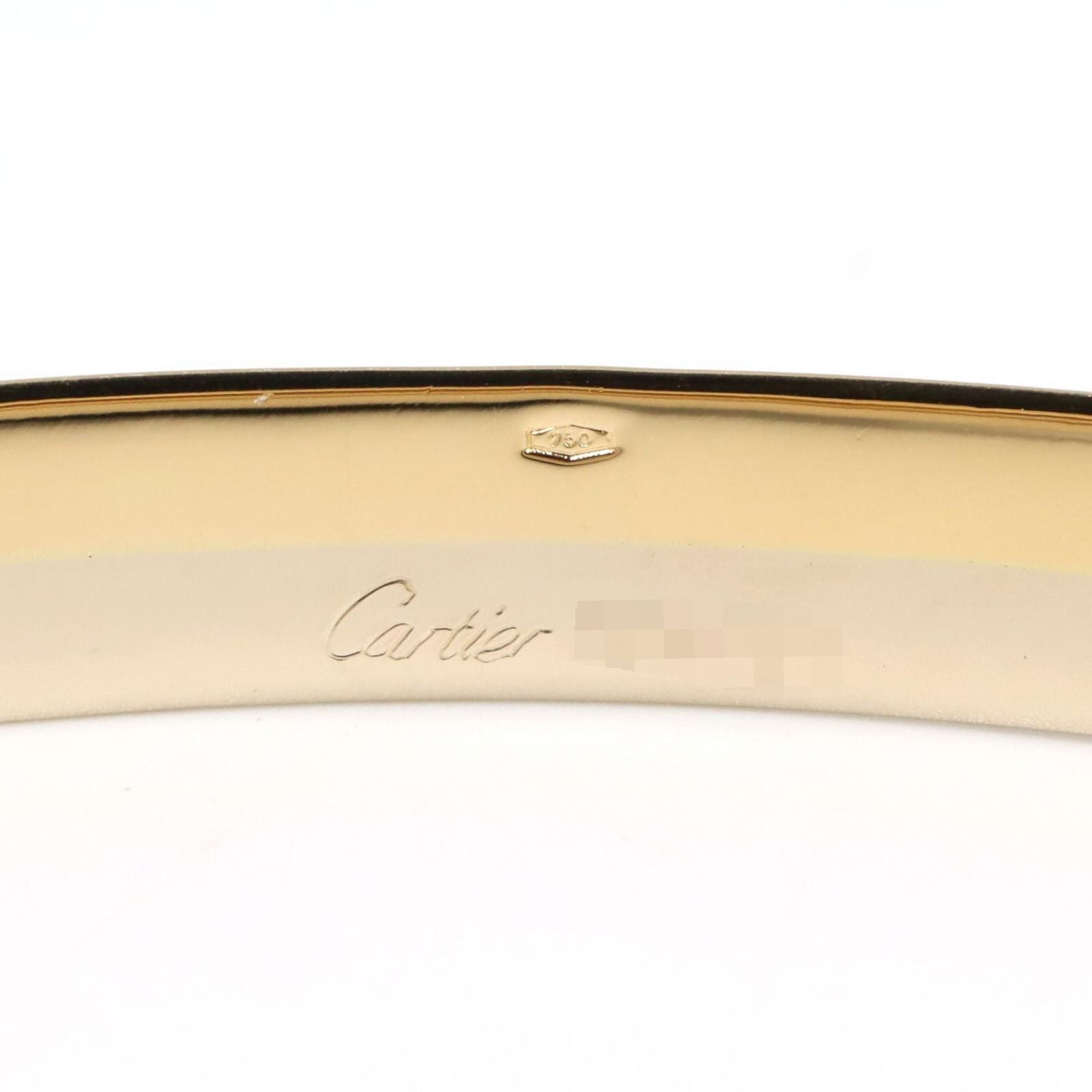 Cartier Bracelet 2C Diamond 17.5 cm 18k White Gold — view 3