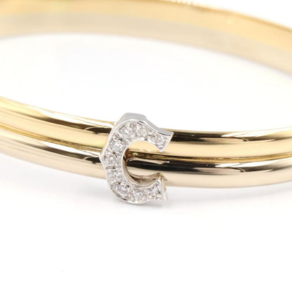 Cartier Bracelet 2C Diamond 17.5 cm 18k White Gold — view 5