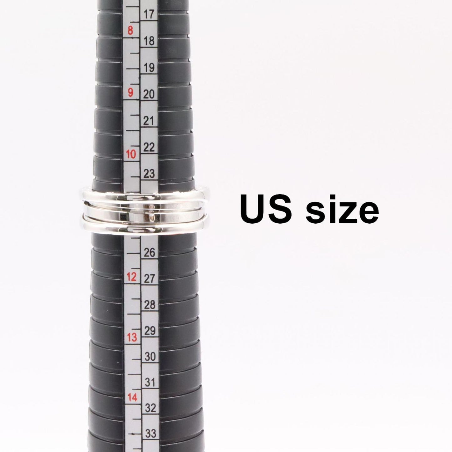 Bvlgari Ring B-zero One Band 18k White Gold — view 6