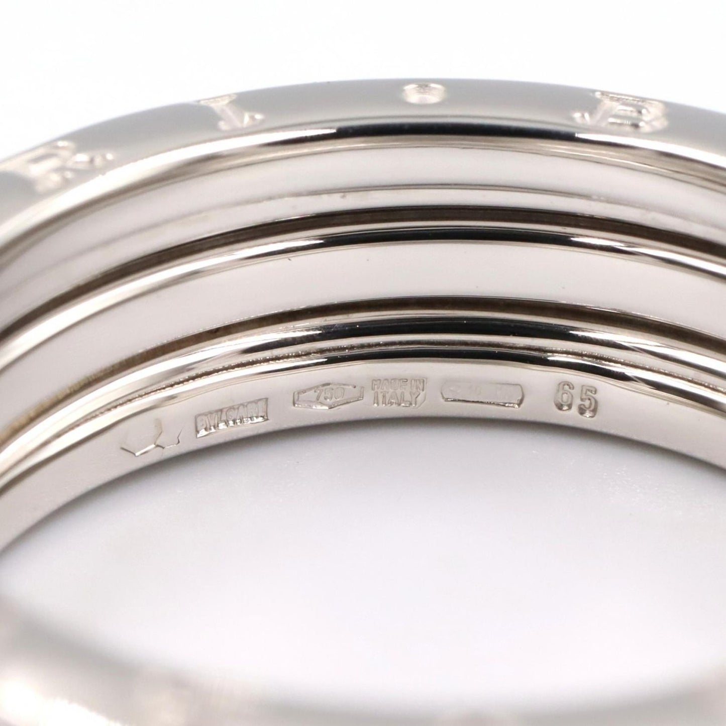 Bvlgari Ring B-zero One Band 18k White Gold — view 3