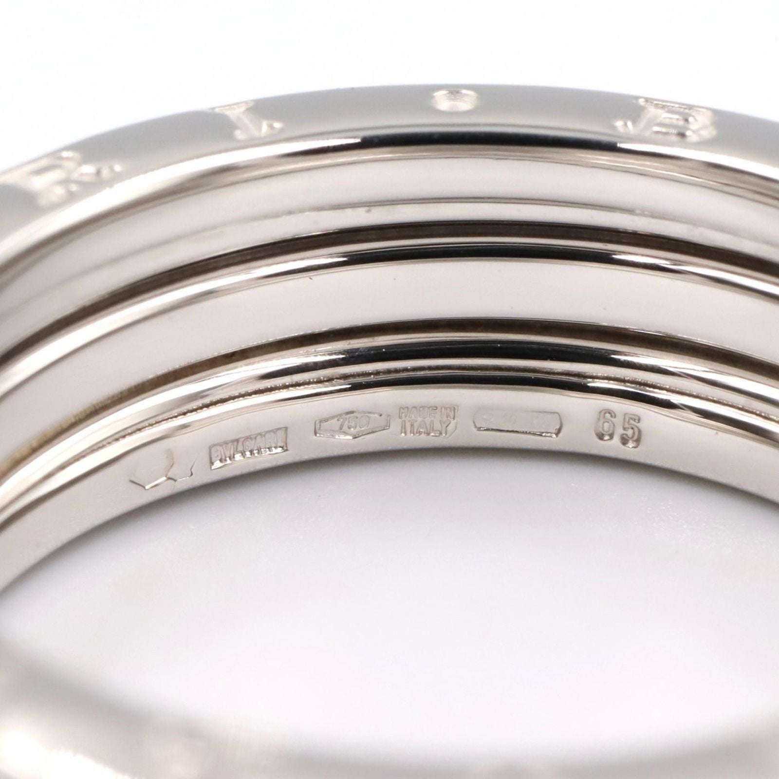 Bvlgari Ring B-zero One Band 18k White Gold — view 3