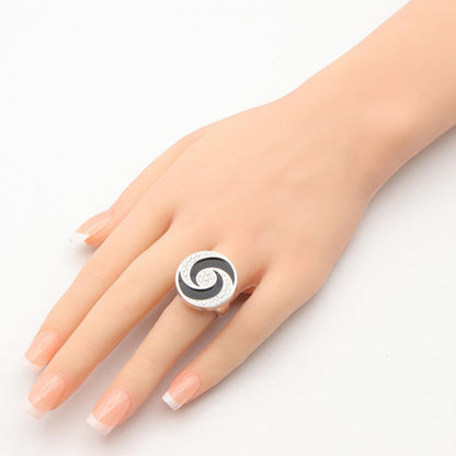 Bvlgari Ring Allegra Optical Diamond Onyx 18k White Gold — view 7