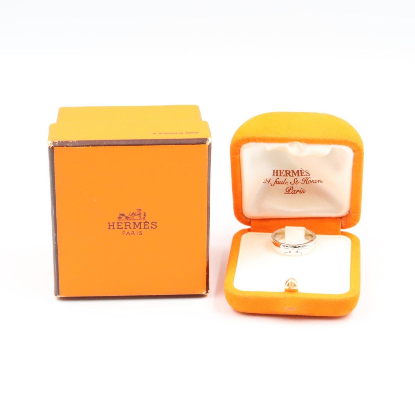Hermes Ring 18k White Gold — view 7