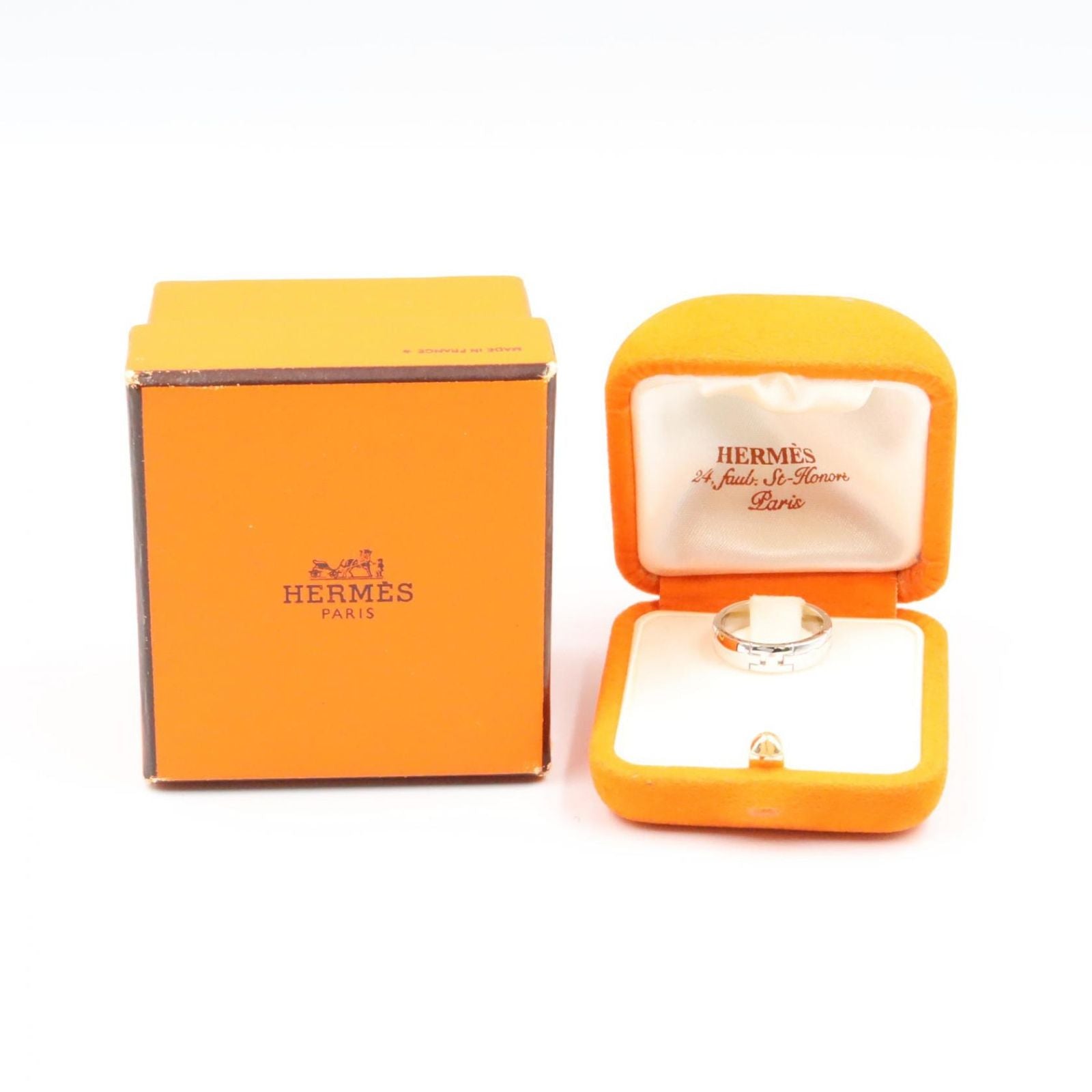 Hermes Ring 18k White Gold — view 7
