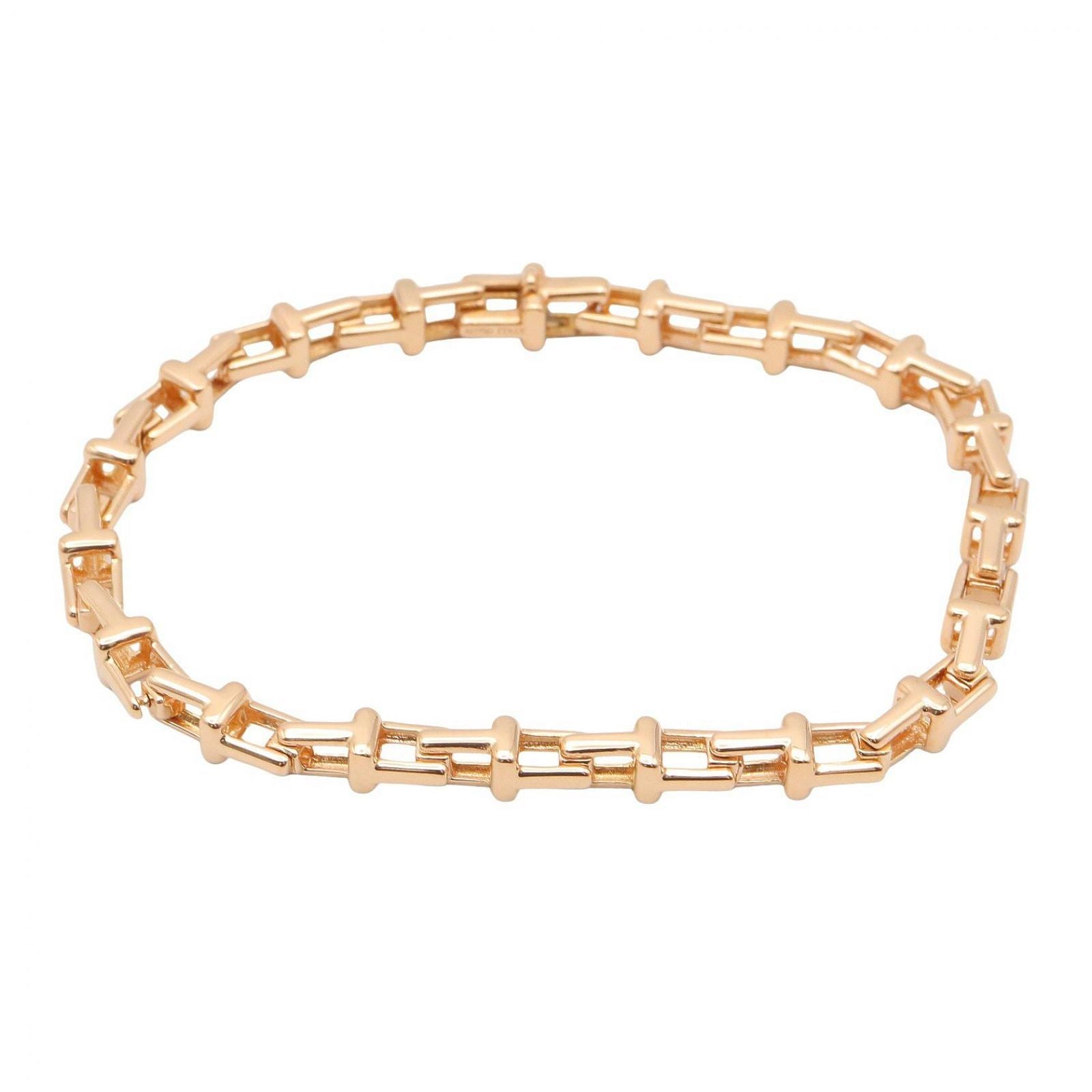 Tiffany & Co Bracelet Tee Narrow 15.5 cm 18k Pink Gold — view 2