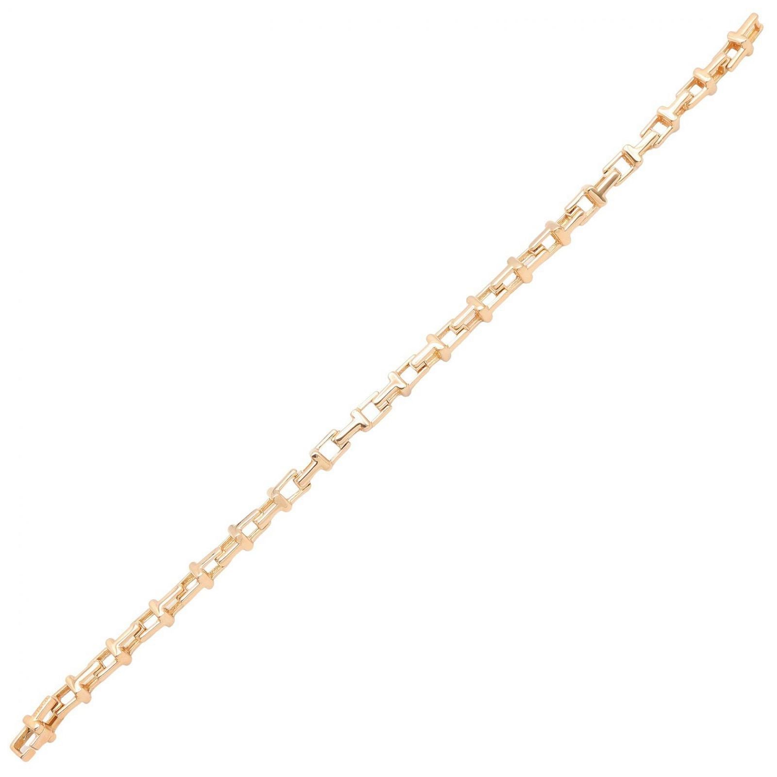 Tiffany & Co Bracelet Tee Narrow 15.5 cm 18k Pink Gold — view 3