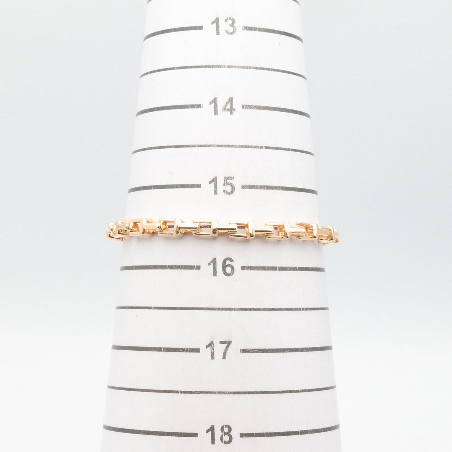Tiffany & Co Bracelet Tee Narrow 15.5 cm 18k Pink Gold — view 6